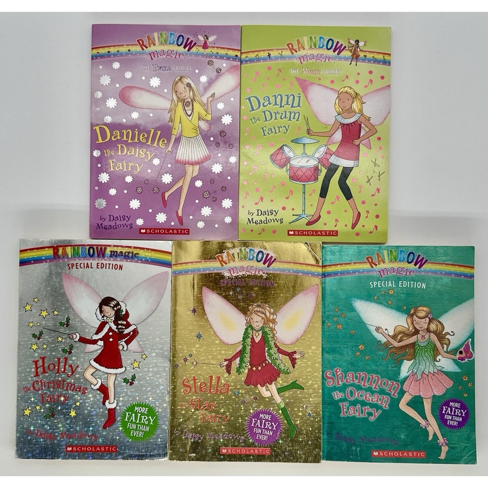 11 Kids Fantasy Chapter Book Lot Rainbow Magic Never Girls Emily Windsnap BFG